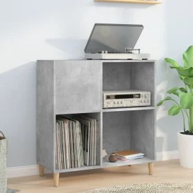 Plattenschrank aus betongrauem Sperrholz, 84,5 x 38 x 89 cm von vidaXL, CD- und DVD-Speicher - Ref: Foro24-831993, Preis: 65,...