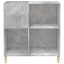 Plattenschrank aus betongrauem Sperrholz, 84,5 x 38 x 89 cm von vidaXL, CD- und DVD-Speicher - Ref: Foro24-831993, Preis: 66,...