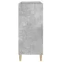 Mueble discos madera contrachapada gris hormigón 84,5x38x89 cm de vidaXL, Almacenamiento para CD y DVD - Ref: Foro24-831993, ...