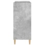 Plattenschrank aus betongrauem Sperrholz, 84,5 x 38 x 89 cm von vidaXL, CD- und DVD-Speicher - Ref: Foro24-831993, Preis: 66,...