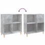 Plattenschrank aus betongrauem Sperrholz, 84,5 x 38 x 89 cm von vidaXL, CD- und DVD-Speicher - Ref: Foro24-831993, Preis: 66,...