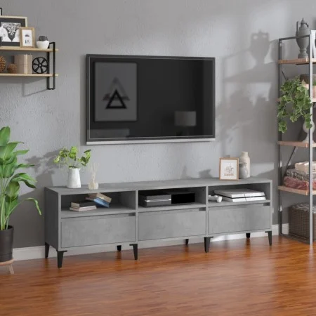 Sperrholz TV-Möbel Beton grau 150x30x44,5 cm von vidaXL, TV-Möbel - Ref: Foro24-831921, Preis: 89,75 €, Rabatt: %