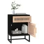 Nachttisch aus schwarzem Eisen und Sperrholz, 40 x 30 x 55,5 cm von vidaXL, Nachttische - Ref: Foro24-352093, Preis: 67,25 €,...