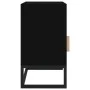 Nachttisch aus schwarzem Eisen und Sperrholz, 40 x 30 x 55,5 cm von vidaXL, Nachttische - Ref: Foro24-352093, Preis: 67,25 €,...