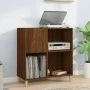Sperrholz Scheibenmöbel braune Eiche 84,5x38x89 cm von vidaXL, CD- und DVD-Speicher - Ref: Foro24-831996, Preis: 80,39 €, Rab...