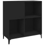 Mueble para discos madera contrachapada negro 84,5x38x89 cm de vidaXL, Almacenamiento para CD y DVD - Ref: Foro24-831998, Pre...