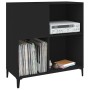 Mueble para discos madera contrachapada negro 84,5x38x89 cm de vidaXL, Almacenamiento para CD y DVD - Ref: Foro24-831998, Pre...