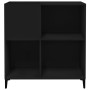 Mueble para discos madera contrachapada negro 84,5x38x89 cm de vidaXL, Almacenamiento para CD y DVD - Ref: Foro24-831998, Pre...