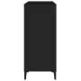 Mueble para discos madera contrachapada negro 84,5x38x89 cm de vidaXL, Almacenamiento para CD y DVD - Ref: Foro24-831998, Pre...