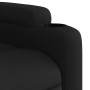 Sillón reclinable de masaje elevable tela negro