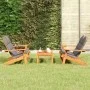 Juego de muebles de jardín Adirondack 3 piezas madera acacia de vidaXL, Conjuntos de jardín - Ref: Foro24-3152135, Precio: 50...