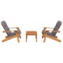 Adirondack 3-piece acacia wood garden furniture set by vidaXL, Garden sets - Ref: Foro24-3152135, Price: 520,49 €, Discount: %