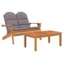 Juego de muebles de jardín Adirondack 3 piezas madera acacia de vidaXL, Conjuntos de jardín - Ref: Foro24-3152135, Precio: 50...