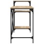 Escritorio con estantes madera contrachapada roble 135x50x90 cm de vidaXL, Escritorios - Ref: Foro24-826710, Precio: 78,55 €,...