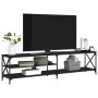 TV-Möbel Metall und Sperrholz schwarz 200x40x50 cm von vidaXL, TV-Möbel - Ref: Foro24-826739, Preis: 101,83 €, Rabatt: %