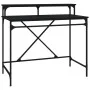 Schreibtisch aus schwarzem Eisen und Sperrholz, 100 x 50 x 90 cm von vidaXL, Schreibtische - Ref: Foro24-826699, Preis: 62,52...