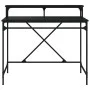 Schreibtisch aus schwarzem Eisen und Sperrholz, 100 x 50 x 90 cm von vidaXL, Schreibtische - Ref: Foro24-826699, Preis: 62,52...