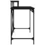 Escritorio de hierro y madera contrachapada negro 100x50x90 cm de vidaXL, Escritorios - Ref: Foro24-826699, Precio: 63,34 €, ...