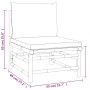 Gartenmöbel-Set, 7-teilig, aus Bambus mit hellgrauen Kissen. von vidaXL, Gartensets - Ref: Foro24-3155085, Preis: 641,28 €, R...