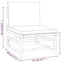 Set de muebles de jardín 7 piezas bambú y cojines gris claro de vidaXL, Conjuntos de jardín - Ref: Foro24-3155085, Precio: 63...