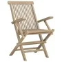 Garten-Essgruppe 7-teilig aus massivem grauem Teakholz von vidaXL, Gartensets - Ref: Foro24-3155044, Preis: 680,27 €, Rabatt: %