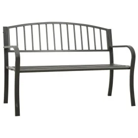 Gartenbank aus grauem Stahl, 120 cm von vidaXL, Gartenbänke - Ref: Foro24-319581, Preis: 95,41 €, Rabatt: %