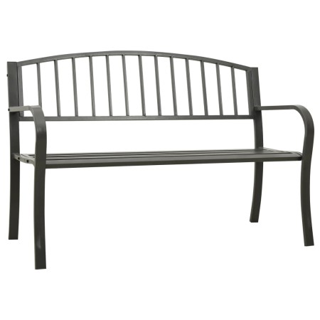 Gartenbank aus grauem Stahl, 120 cm von vidaXL, Gartenbänke - Ref: Foro24-319581, Preis: 107,11 €, Rabatt: %