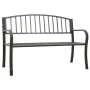 Banco de jardín acero gris 120 cm de vidaXL, Bancos de jardín - Ref: Foro24-319581, Precio: 95,41 €, Descuento: %