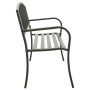 Gartenbank aus grauem Stahl, 120 cm von vidaXL, Gartenbänke - Ref: Foro24-319581, Preis: 107,11 €, Rabatt: %