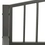 Banco de jardín acero gris 120 cm de vidaXL, Bancos de jardín - Ref: Foro24-319581, Precio: 95,41 €, Descuento: %