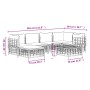 Gartenmöbel-Set 7-teilig und anthrazitgraue PE-Rattankissen von vidaXL, Outdoor-Sofas - Ref: Foro24-3186772, Preis: 551,94 €,...