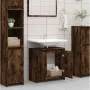 Smoked oak plywood bathroom cabinet 60x33x61 cm by vidaXL, Bathroom furniture - Ref: Foro24-826357, Price: 37,53 €, Discount: %