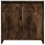 Smoked oak plywood bathroom cabinet 60x33x61 cm by vidaXL, Bathroom furniture - Ref: Foro24-826357, Price: 37,53 €, Discount: %