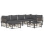 Gartenmöbel-Set 7-teilig und anthrazitgraue PE-Rattankissen von vidaXL, Outdoor-Sofas - Ref: Foro24-3186773, Preis: 551,42 €,...