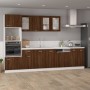 Armario vitrina colgante madera marrón roble 40x31x60 cm de vidaXL, Armarios de cocina - Ref: Foro24-826347, Precio: 41,08 €