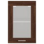 Hängevitrine braunes Eichenholz 40x31x60 cm von vidaXL, Küchenschränke - Ref: Foro24-826347, Preis: 41,14 €, Rabatt: %