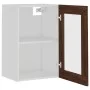 Hängevitrine braunes Eichenholz 40x31x60 cm von vidaXL, Küchenschränke - Ref: Foro24-826347, Preis: 40,58 €, Rabatt: %