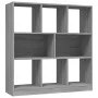 Plywood gray Sonoma bookshelf 97.5x29.5x100 cm by vidaXL, Bookcases and shelves - Ref: Foro24-826379, Price: 87,58 €, Discoun...