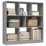 Plywood gray Sonoma bookshelf 97.5x29.5x100 cm by vidaXL, Bookcases and shelves - Ref: Foro24-826379, Price: 87,58 €, Discoun...