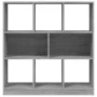 Plywood gray Sonoma bookshelf 97.5x29.5x100 cm by vidaXL, Bookcases and shelves - Ref: Foro24-826379, Price: 87,58 €, Discoun...