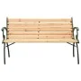 Gartenbank aus Gusseisen und massivem Tannenholz 116 cm von vidaXL, Gartenbänke - Ref: Foro24-319572, Preis: 129,93 €, Rabatt: %