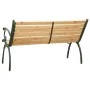 Gartenbank aus Gusseisen und massivem Tannenholz 116 cm von vidaXL, Gartenbänke - Ref: Foro24-319572, Preis: 129,93 €, Rabatt: %