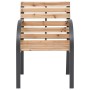 Gartenstühle 2 Einheiten aus massivem Tannenholz von vidaXL, Gartenstühle - Ref: Foro24-319576, Preis: 116,39 €, Rabatt: %