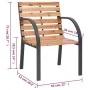 Garden chairs 2 units solid fir wood by vidaXL, Garden chairs - Ref: Foro24-319576, Price: 118,74 €, Discount: %