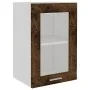 Hängevitrine aus geräuchertem Eichenholz 40x31x60 cm von vidaXL, Küchenschränke - Ref: Foro24-826345, Preis: 39,14 €, Rabatt: %