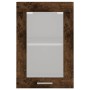 Hängevitrine aus geräuchertem Eichenholz 40x31x60 cm von vidaXL, Küchenschränke - Ref: Foro24-826345, Preis: 39,65 €, Rabatt: %