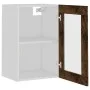 Hängevitrine aus geräuchertem Eichenholz 40x31x60 cm von vidaXL, Küchenschränke - Ref: Foro24-826345, Preis: 39,14 €, Rabatt: %