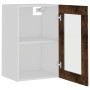 Hängevitrine aus geräuchertem Eichenholz 40x31x60 cm von vidaXL, Küchenschränke - Ref: Foro24-826345, Preis: 39,65 €, Rabatt: %
