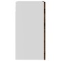 Hängevitrine aus geräuchertem Eichenholz 40x31x60 cm von vidaXL, Küchenschränke - Ref: Foro24-826345, Preis: 39,65 €, Rabatt: %