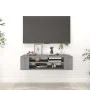 Gray plywood hanging TV cabinet 100x30x26.5 cm by vidaXL, TV Furniture - Ref: Foro24-826361, Price: 36,83 €, Discount: %